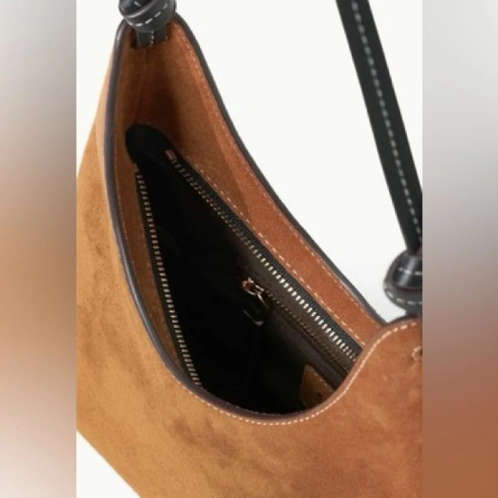 STAUD Tan Winona Suede Women's Bag - Picture 3 of 6